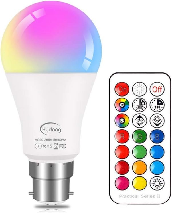 Picture of New White Smart Light Bulb Luster 2 Pack [E14 Small Edison Screw] with Bluetooth. Works with Alexa, Google Assistant and Apple HomeKit