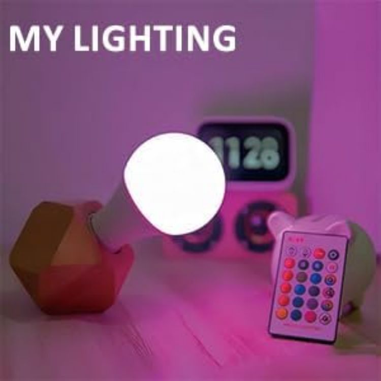 Picture of 10W B22 ECO Series RGB LED Bulbs Value Pack Remote Dimmable