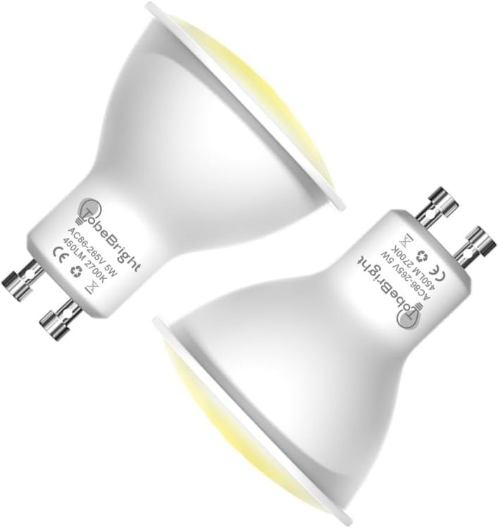 Picture of GU10 Dusk to Dawn LED Bulb 5W Sensor Light 2700K 2 Pack