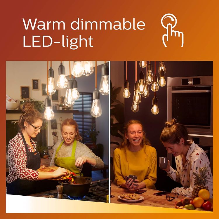 Picture of GU10 Warm White LED Bulb 3.8W Dimmable 6 Pack 2200K–2700K