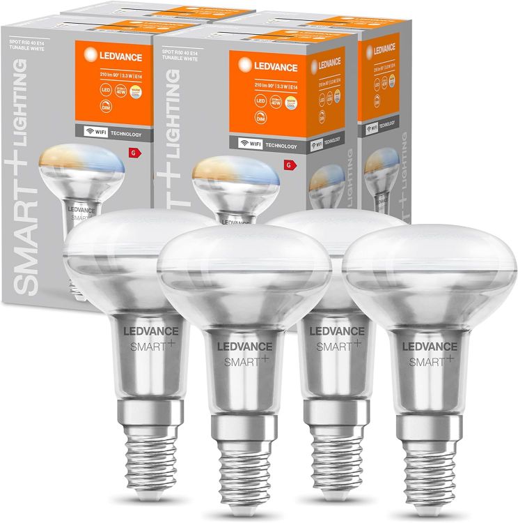 Picture of GU10 Warm White LED Bulb 3.8W Dimmable 6 Pack 2200K–2700K