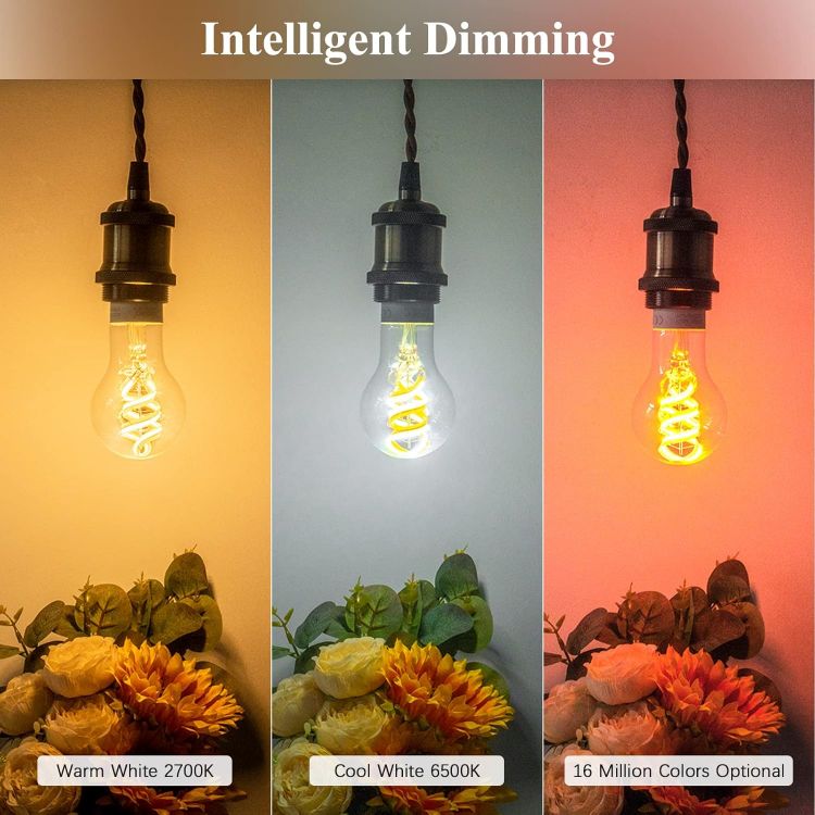Picture of E27 Smart Filament A60 LED Bulb 5W WiFi Alexa HomeKit