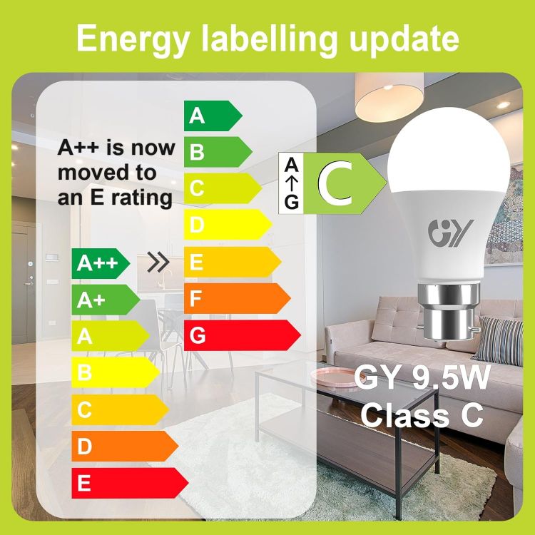 Picture of B22 LED Bulbs 9.5W 1521LM Cool White 6500K 2 Pack