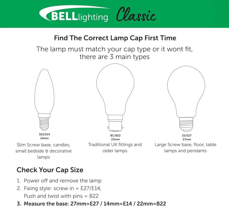 Picture of B22 Dimmable LED GLS Bulb 6 Pack 8.1W 810LM Warm White