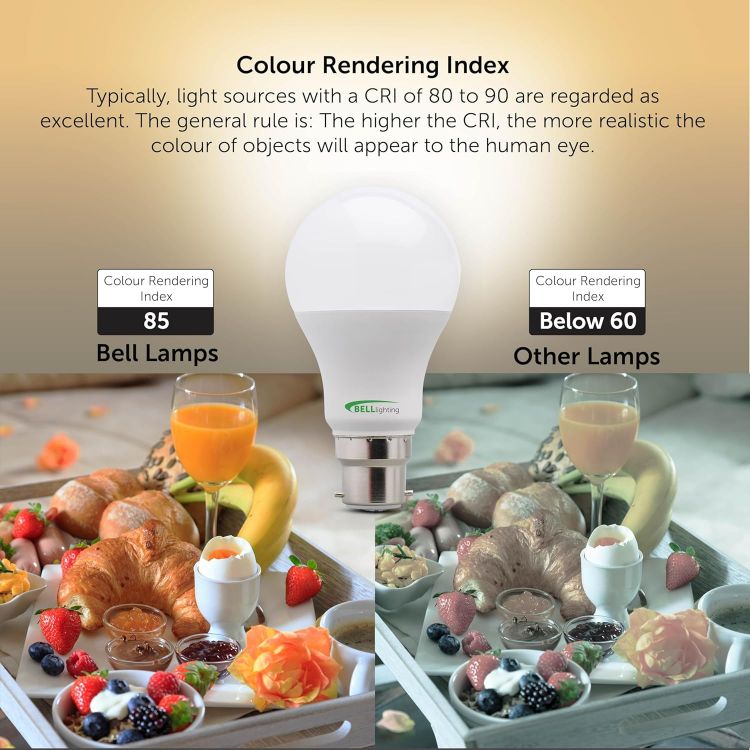 Picture of B22 Dimmable LED GLS Bulb 6 Pack 8.1W 810LM Warm White