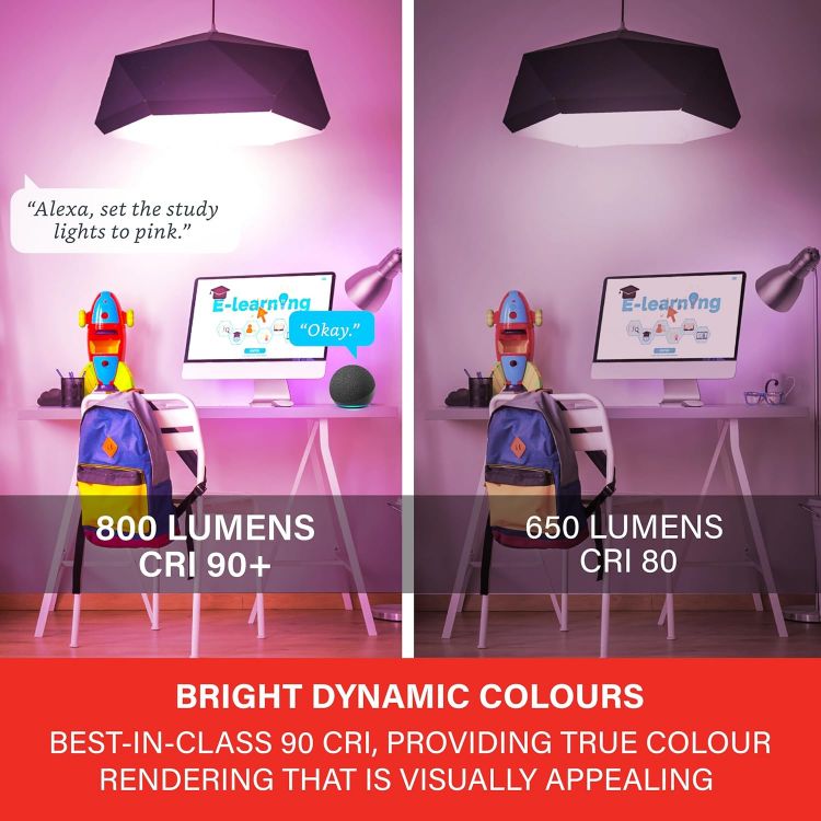 Picture of B22 Matter Smart LED Bulb Multicolour WiFi Alexa 800LM