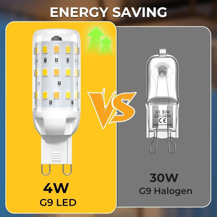 Picture of Smart G9 LED Bulbs Dimmable Multicolor with Remote 2 Pack