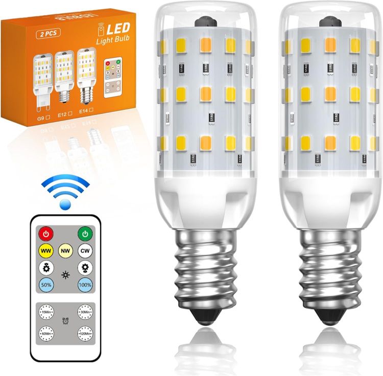 Picture of Smart E14 LED Bulb 4W Multicolor Dimmable with Remote 2 Pack
