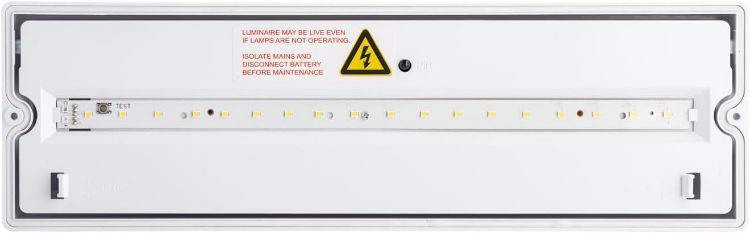 Picture of IP65 Emergency LED Exit Sign Bulkhead Self Test 3W