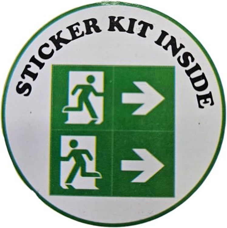 Picture of AuctionZ IP65 Emergency Bulkhead Light – Energy Efficient 4.5W Maintained & Non-Maintained Fire Safety Exit Sign with 3hr Battery Backup – Ceiling & Wall Mounted Emergency Light Ideal for Hospitals [Energy Class A+]