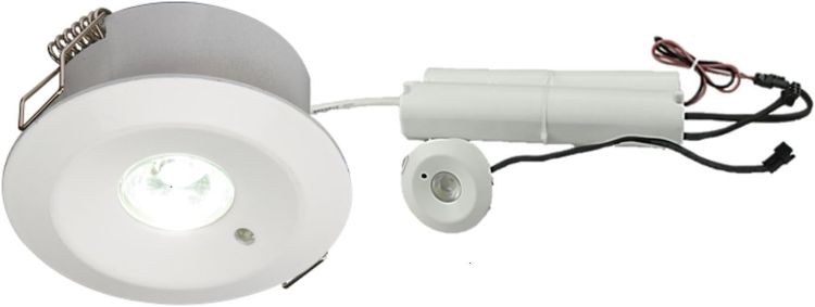 Picture of 3W LED Emergency Downlight 3000K IP20 White Ceiling Light