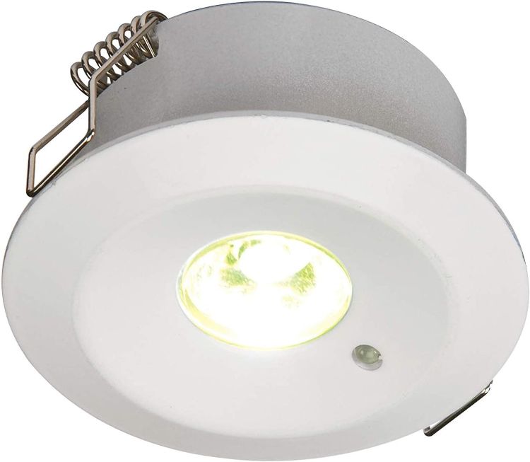 Picture of 3W LED Emergency Downlight 3000K IP20 White Ceiling Light