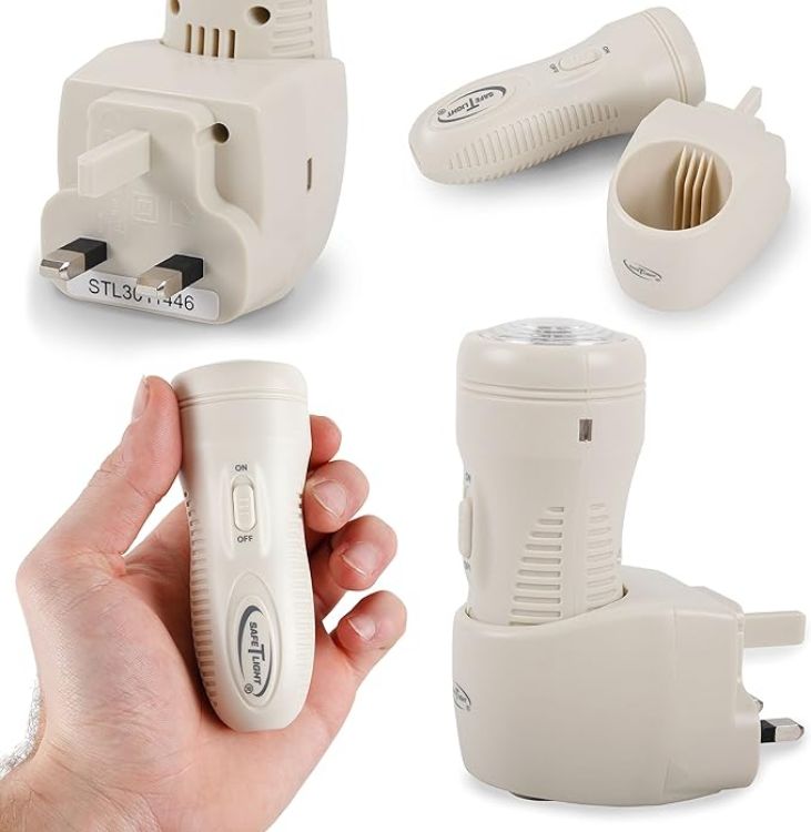 Picture of NEW* 3-in-1 Rechargeable Torch Automatic Night Light & Emergency Power Cut Light. As seen on BBC's"Dragons Den"