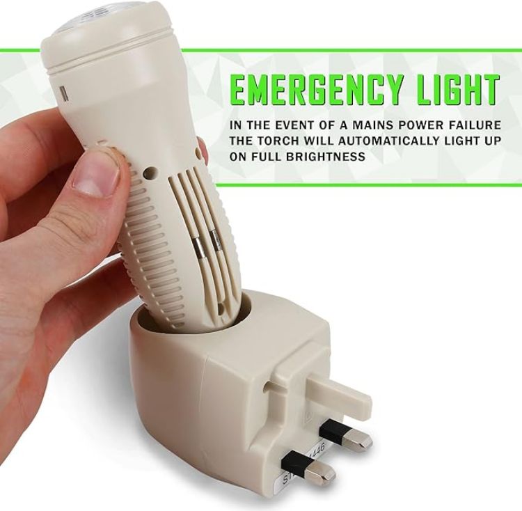 Picture of NEW* 3-in-1 Rechargeable Torch Automatic Night Light & Emergency Power Cut Light. As seen on BBC's"Dragons Den"