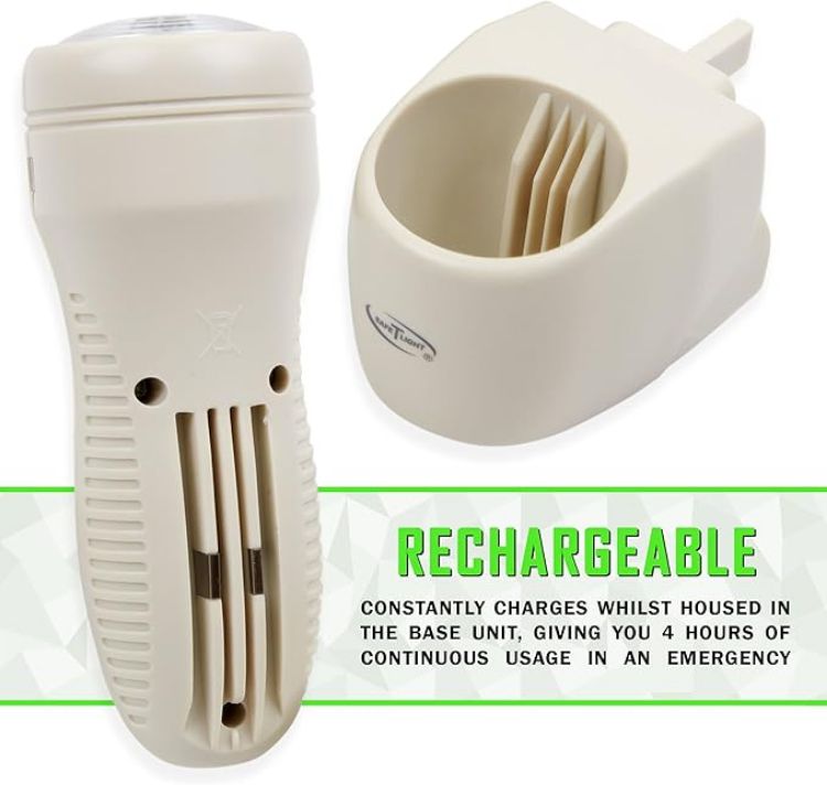 Picture of NEW* 3-in-1 Rechargeable Torch Automatic Night Light & Emergency Power Cut Light. As seen on BBC's"Dragons Den"