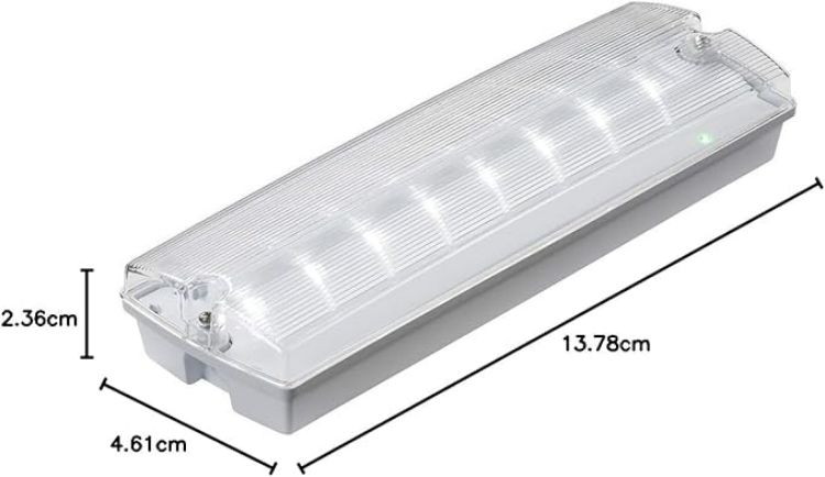 Picture of 3W Emergency Bulkhead Green LED Safety Light