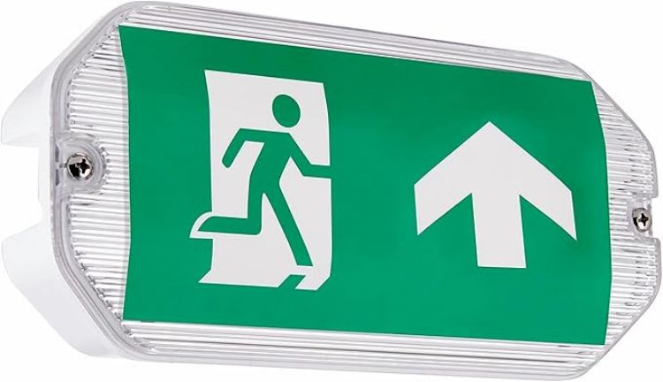 Picture of Sight ECO Outdoor Lights - Outdoor Emergency Maintained & Emergency Non-Maintained Bulkhead - LED Bulkhead with Emergency Exit Sign - IP65 Weatherproof Bulkhead Lights