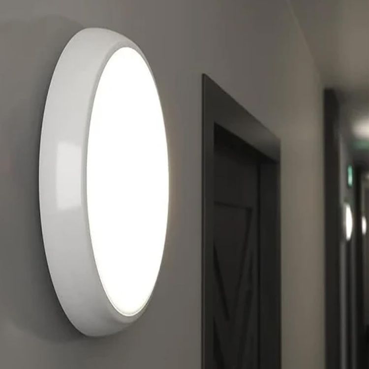 Picture of LED Slimline 2D Bulkhead IP65 Emergency Ceiling Wall Light