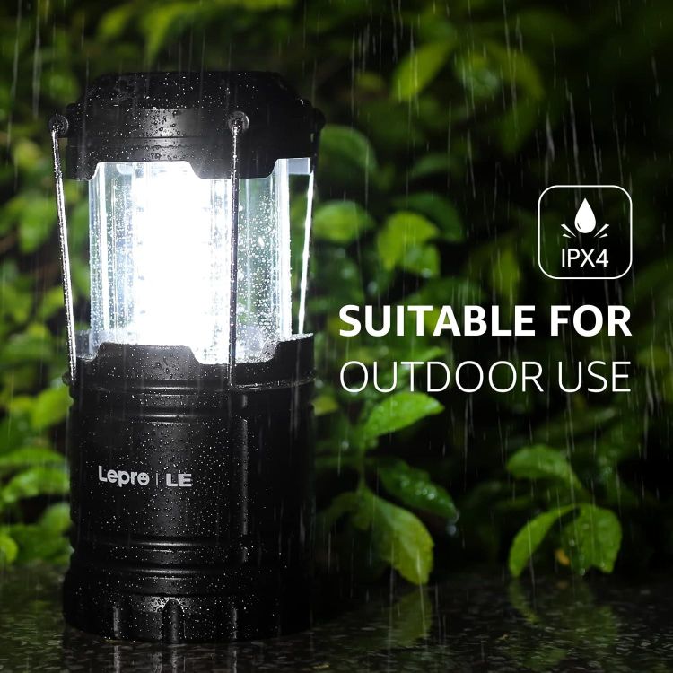 Picture of 4 Pack Collapsible Camping Lantern Battery Powered LED Light