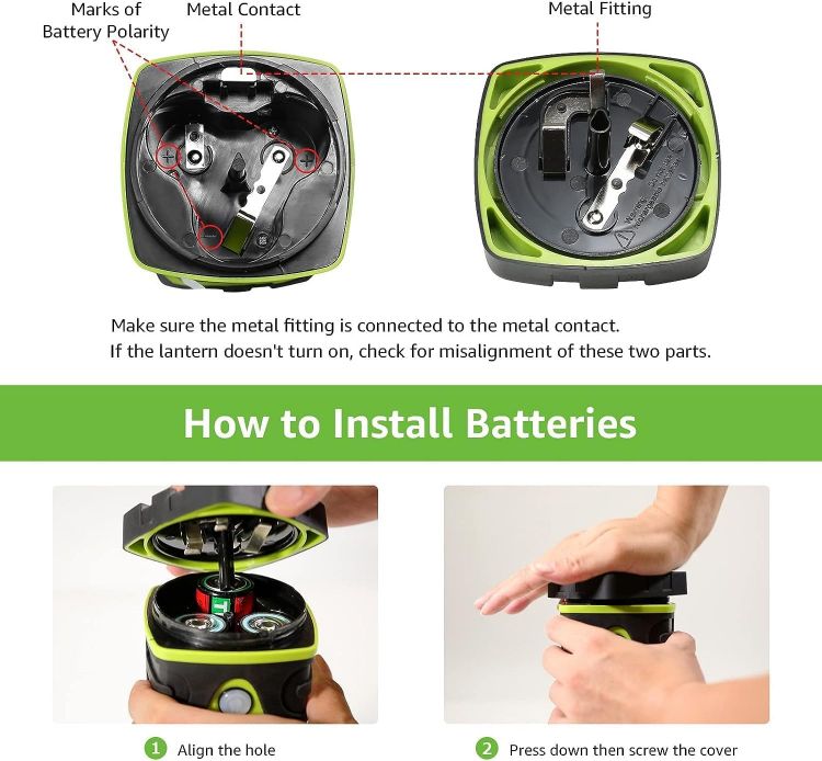 Picture of LE 1000 Lumen Camping Lantern Battery Powered Emergency Light