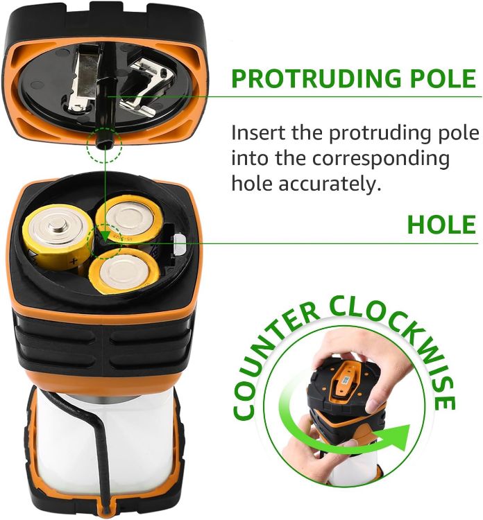 Picture of LE 1000 Lumen Camping Lantern Battery Powered LED Light