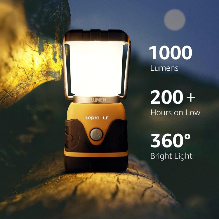 Picture of LE 1000 Lumen Camping Lantern Battery Powered LED Light