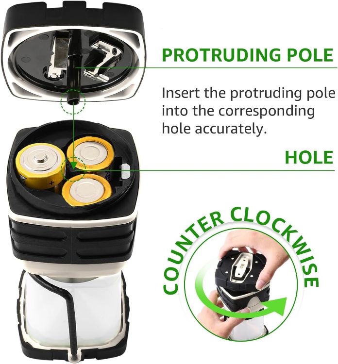 Picture of LE 1000 Lumen Camping Lantern Battery Powered Light