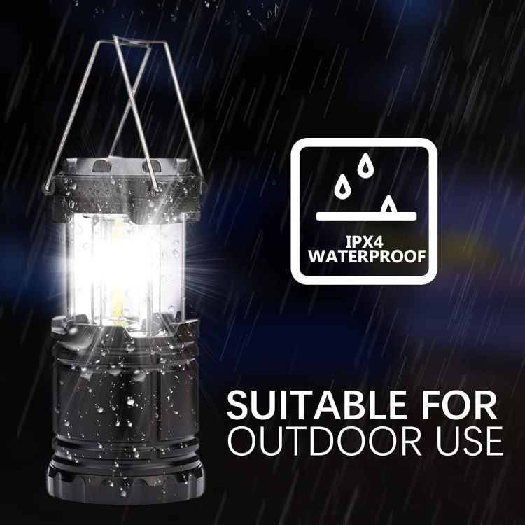 Picture of 2 Pack Portable LED Camping Lantern Waterproof Tent Light