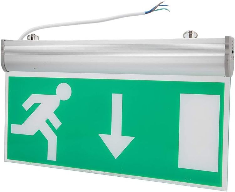 Picture of Acrylic LED Emergency Exit Lighting Sign Safety Indicator