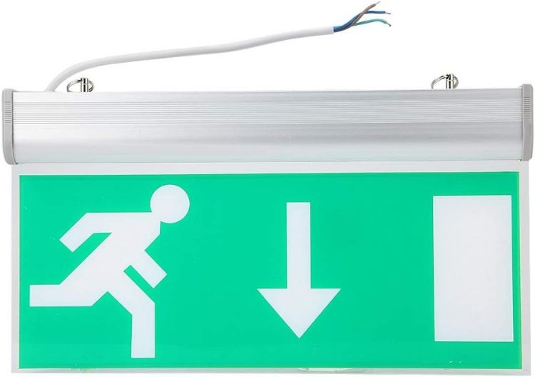 Picture of Acrylic LED Emergency Exit Lighting Sign Safety Indicator