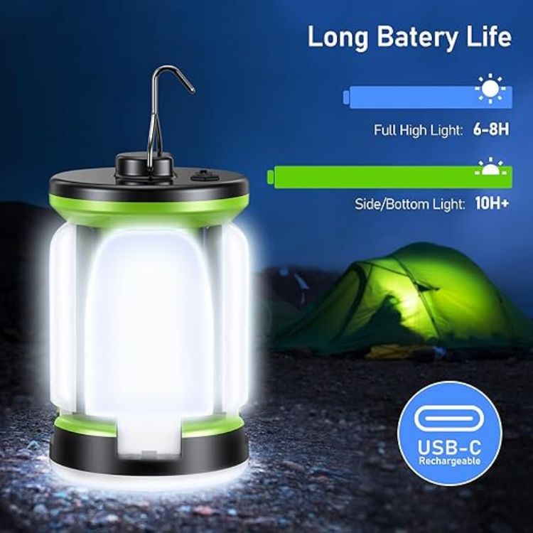 Picture of 2000LM Rechargeable Camping Lantern 7 Mode LED Tent Light