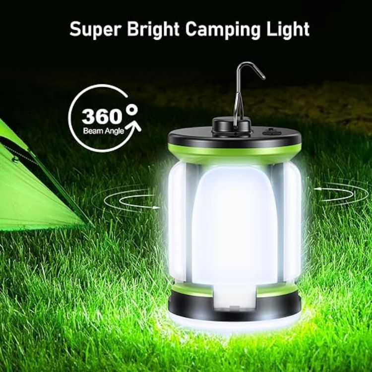 Picture of 2000LM Rechargeable Camping Lantern 7 Mode LED Tent Light