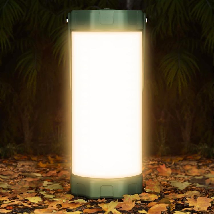 Picture of 106 LED Camping Lights Up to 80 Hours  5000 mAh Camping Lantern  Rechargeable with 5 Brightness 3 Modes and SOS  IP68 Waterproof, Max 1200 Lm  Lanterns for Power Outage Hiking [Energy Class A]