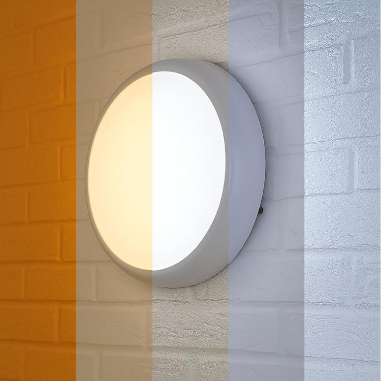 Picture of 16W LED Bulkhead Light IP65 Emergency Microwave Sensor