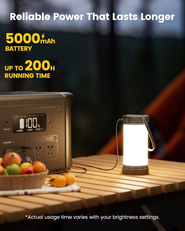 Picture of 1500LM Rechargeable Camping Lantern 135 LED Emergency Light