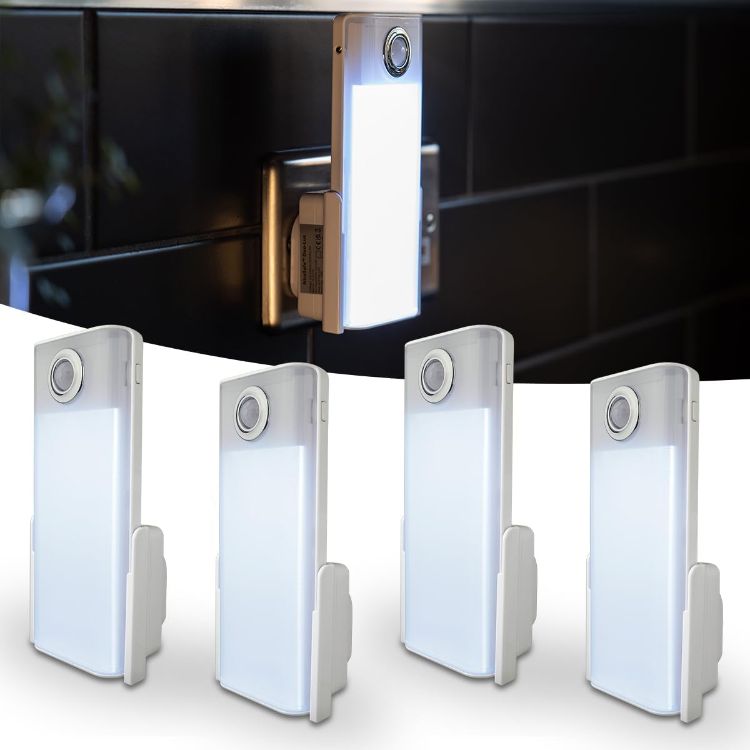 Picture of NiteSafe Duo Lux Rechargeable Night Light Torch 4 Pack Motion Sensor