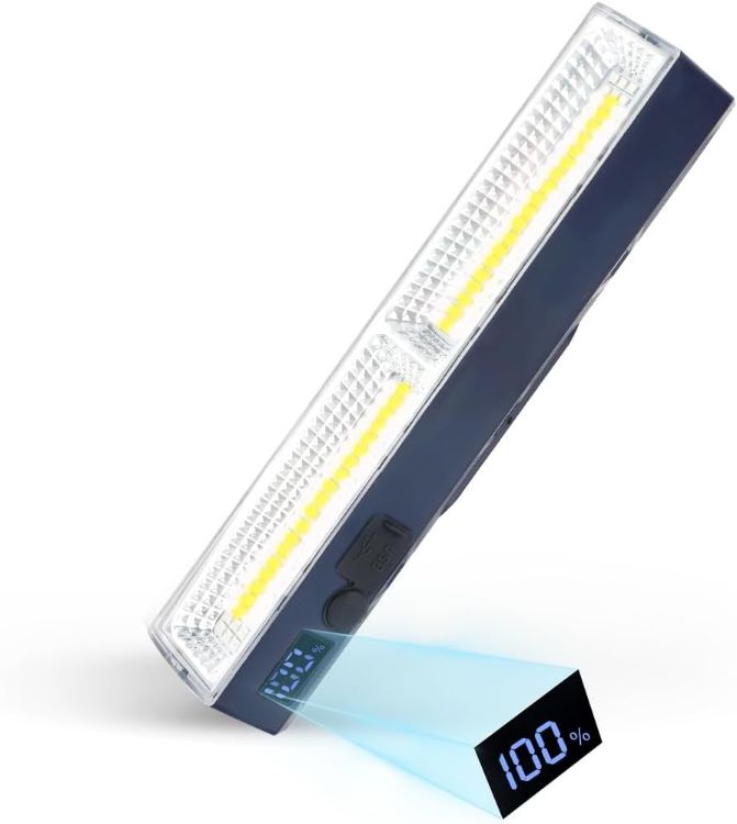 Picture of 4000 Lumen Magnetic LED Work Light Rechargeable 20CM Portable Bar