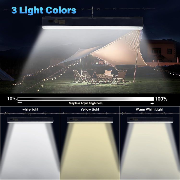 Picture of Rechargeable 4000 Lumen Magnetic Work Light Bar 40CM 7500mAh LED Lamp