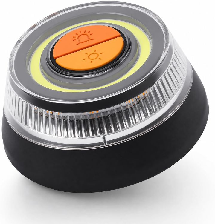 Picture of LED Emergency Warning Light Rotating Beacon with Magnet and Flash Modes