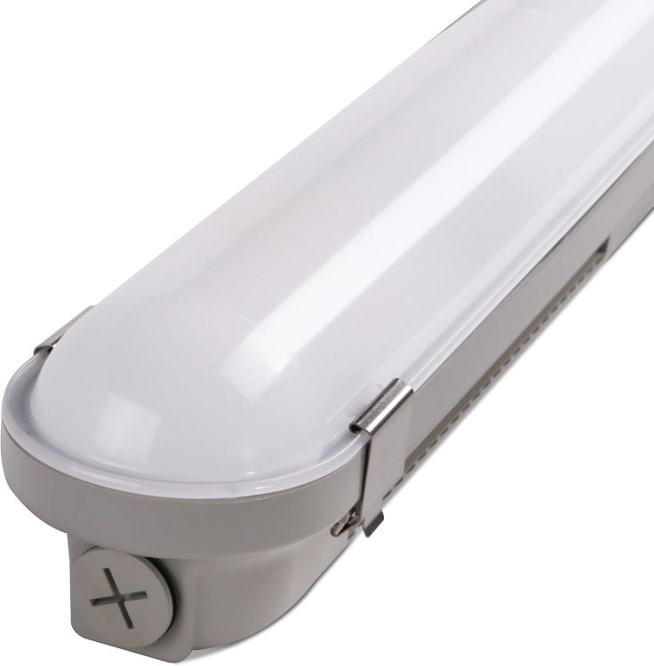 Picture of 4ft Integrated LED Twin Non-Corrosive Emergency Batten Light 30W 4000lm Switchable CCT