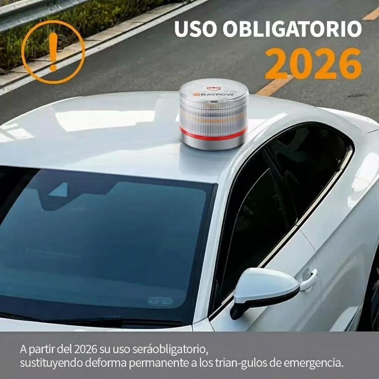 Picture of V16 DGT Approved Emergency Beacon with Geolocation IoT 360° Warning Light
