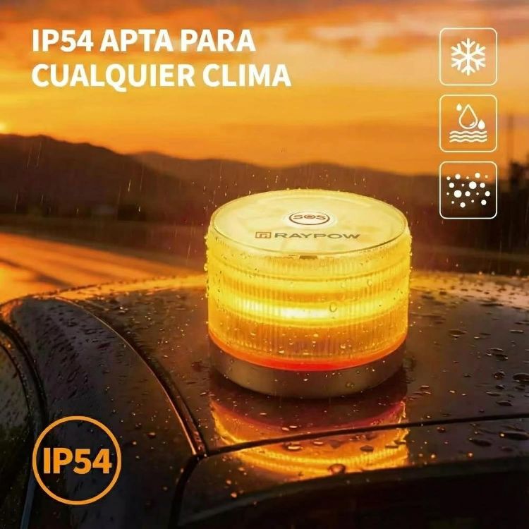 Picture of V16 DGT Approved Emergency Beacon with Geolocation IoT 360° Warning Light