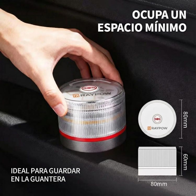 Picture of V16 DGT Approved Emergency Beacon with Geolocation IoT 360° Warning Light