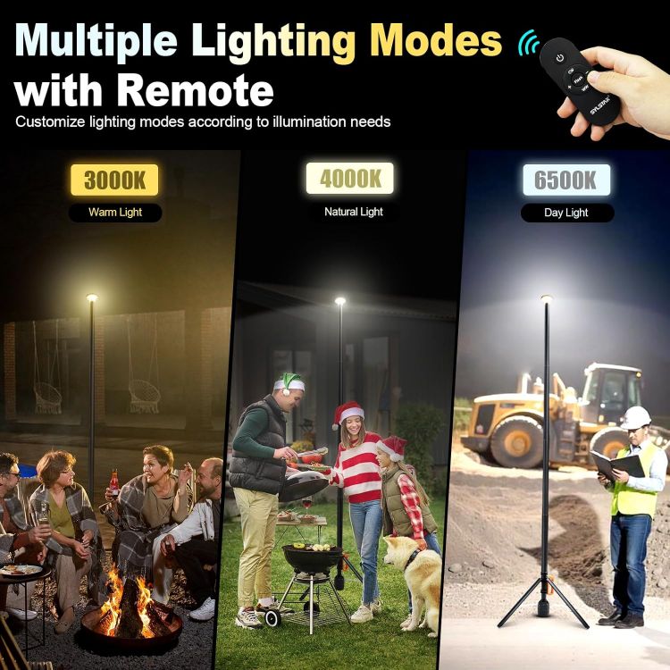 Picture of 360° Telescopic Rechargeable LED Work Light 3000LM IP65