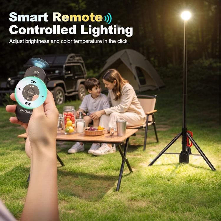 Picture of 360° Telescopic Rechargeable LED Work Light 3000LM IP65