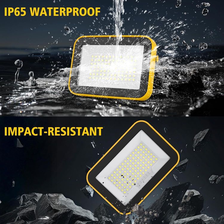 Picture of Portable Rechargeable LED Flood Lights 5 Modes 4 Pack