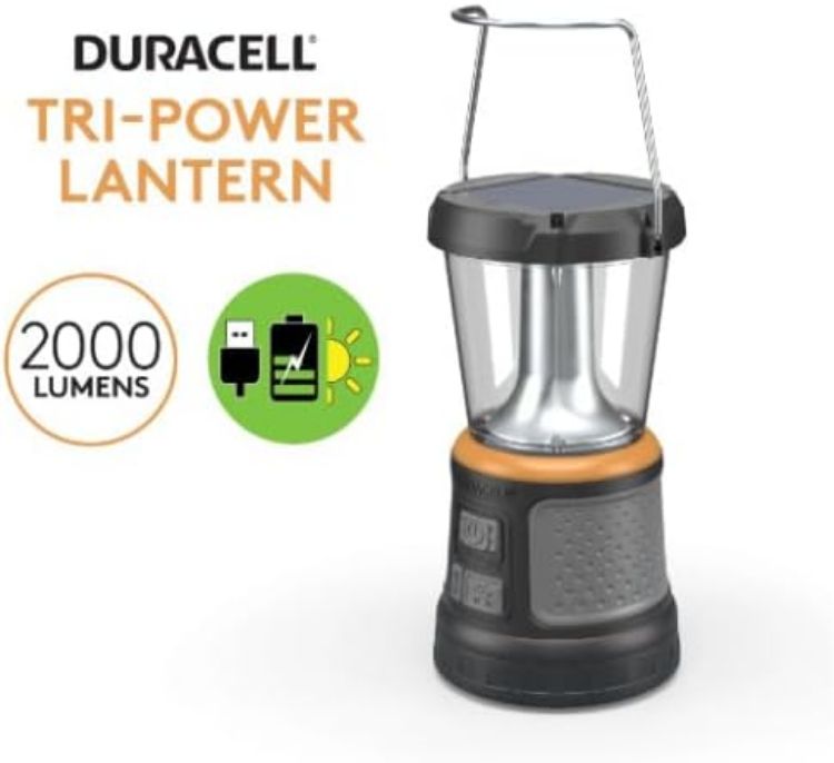 Picture of 2000 lumens LED Flashlight with 360° and 180° Illumination for Camping Fishing and Emergency use 3 Light Modes and 3 Power Supplies Available for Charging