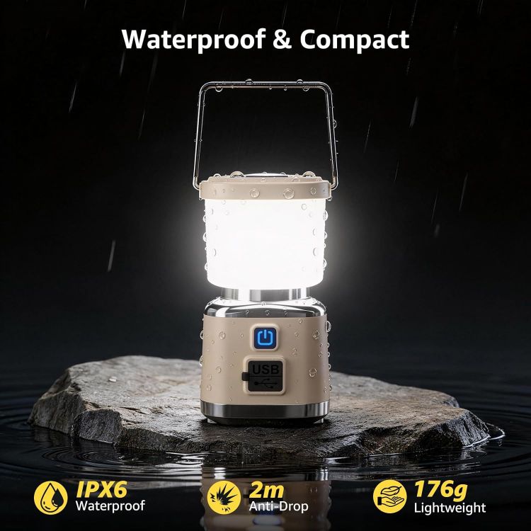 Picture of Rechargeable Camping Lantern 4000mAh Waterproof LED Lamp