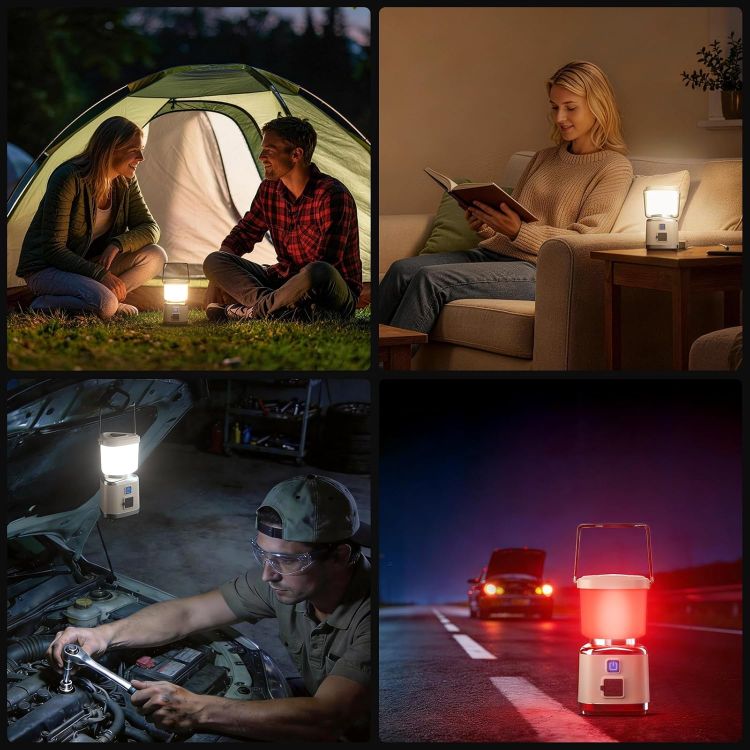 Picture of Rechargeable Camping Lantern 4000mAh Waterproof LED Lamp