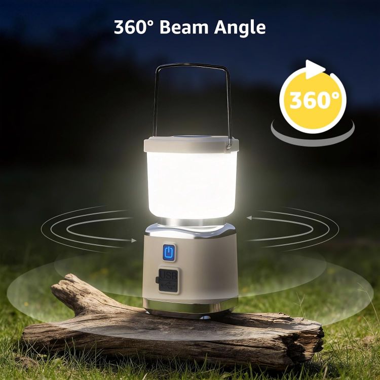 Picture of Rechargeable Camping Lantern 4000mAh Waterproof LED Lamp
